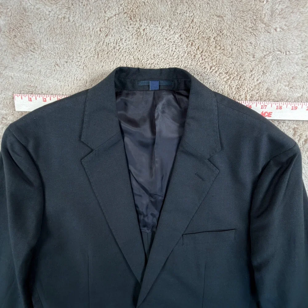 J.Crew Men 44R Ludlow Blazer Black Baird McNutt Irish Linen Cotton CQ523 NEW